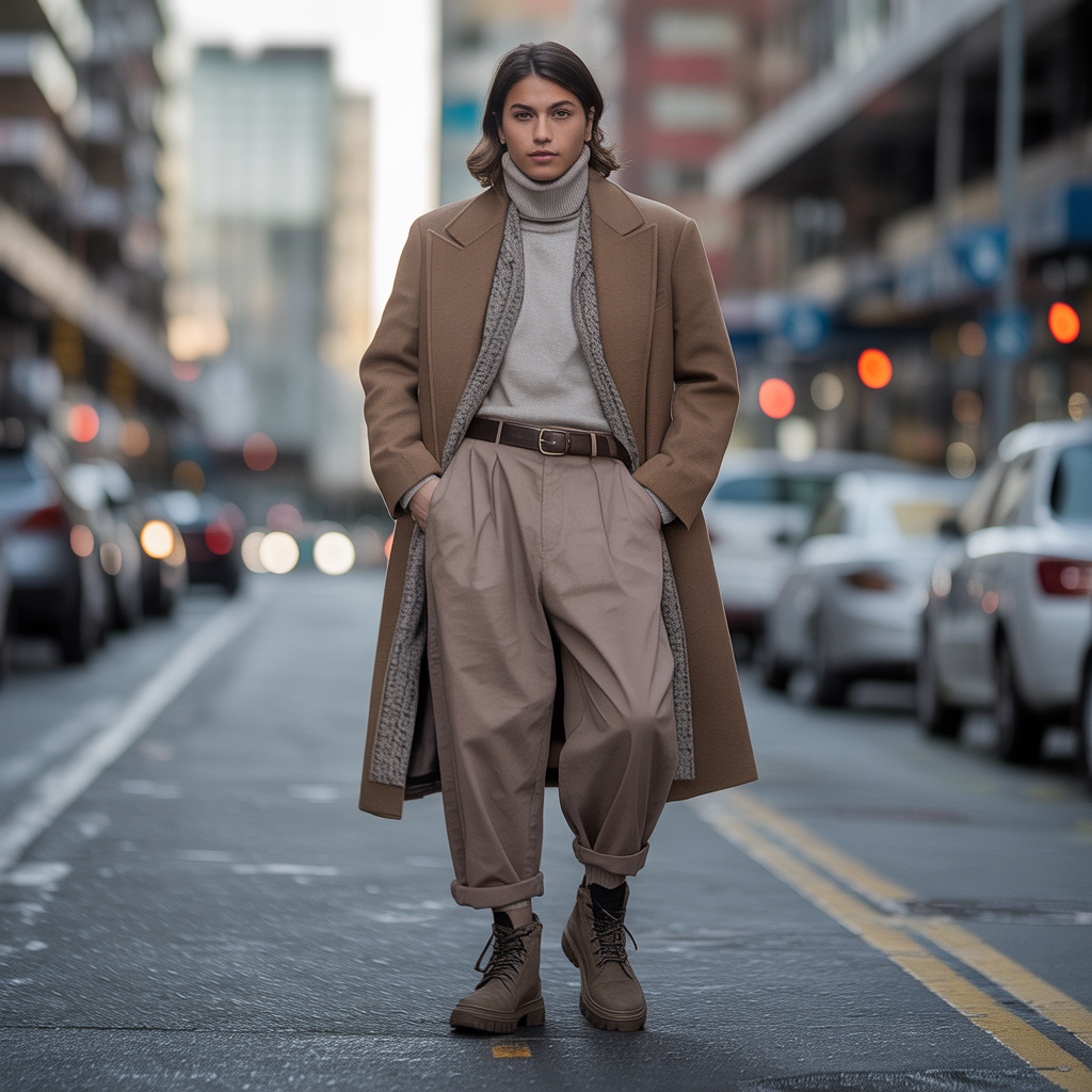 how to style baggy pants in winter menstyle guide