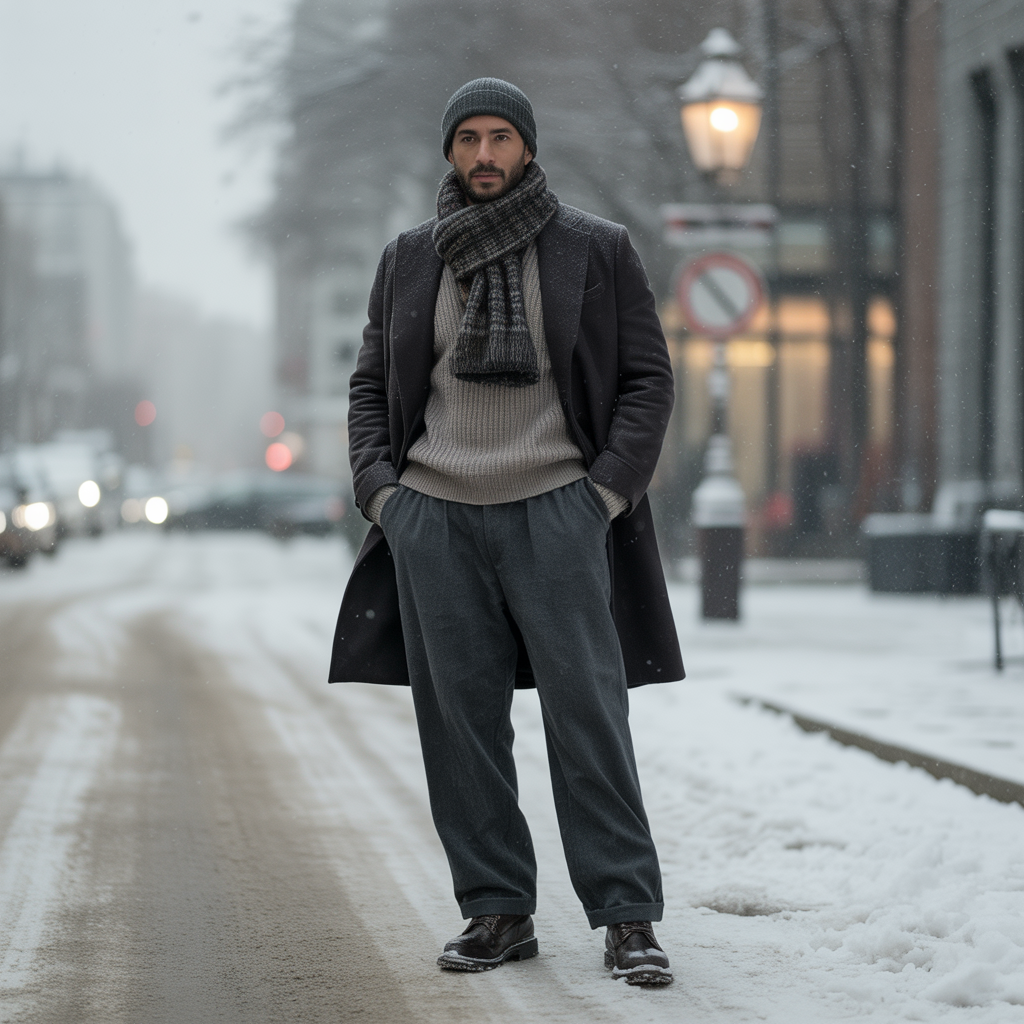 how to style baggy pants in winter menstyle guide