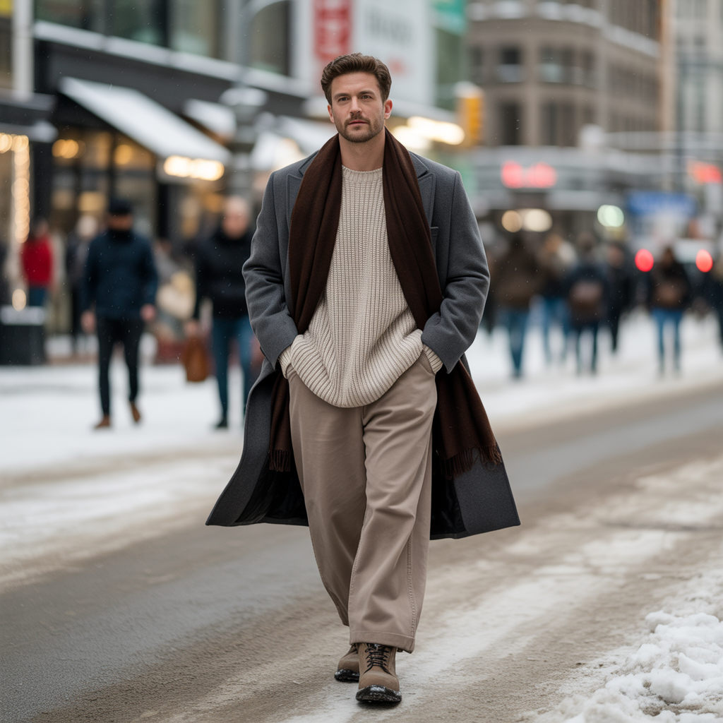 how to style baggy pants in winter menstyle guide