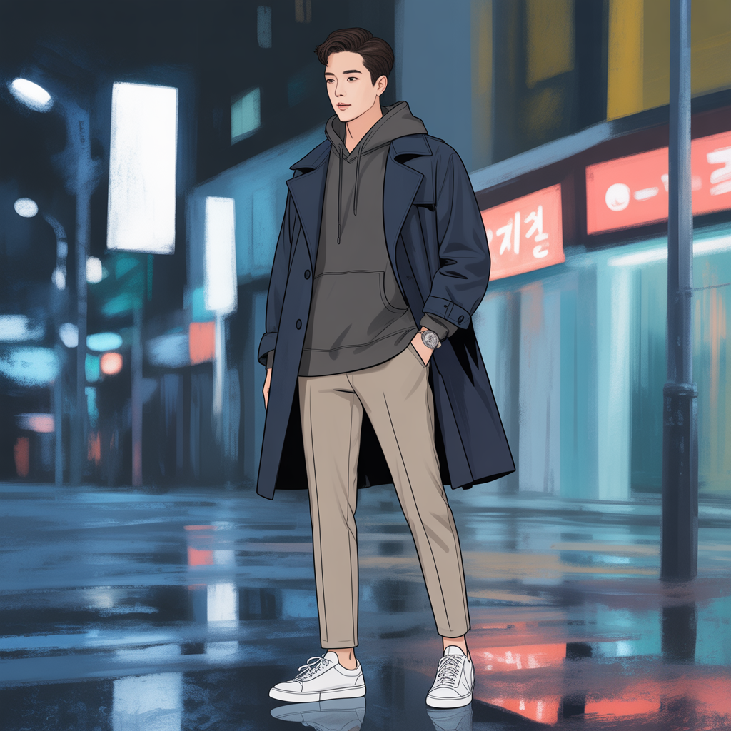 how to transition your hoodie outfits like korean men