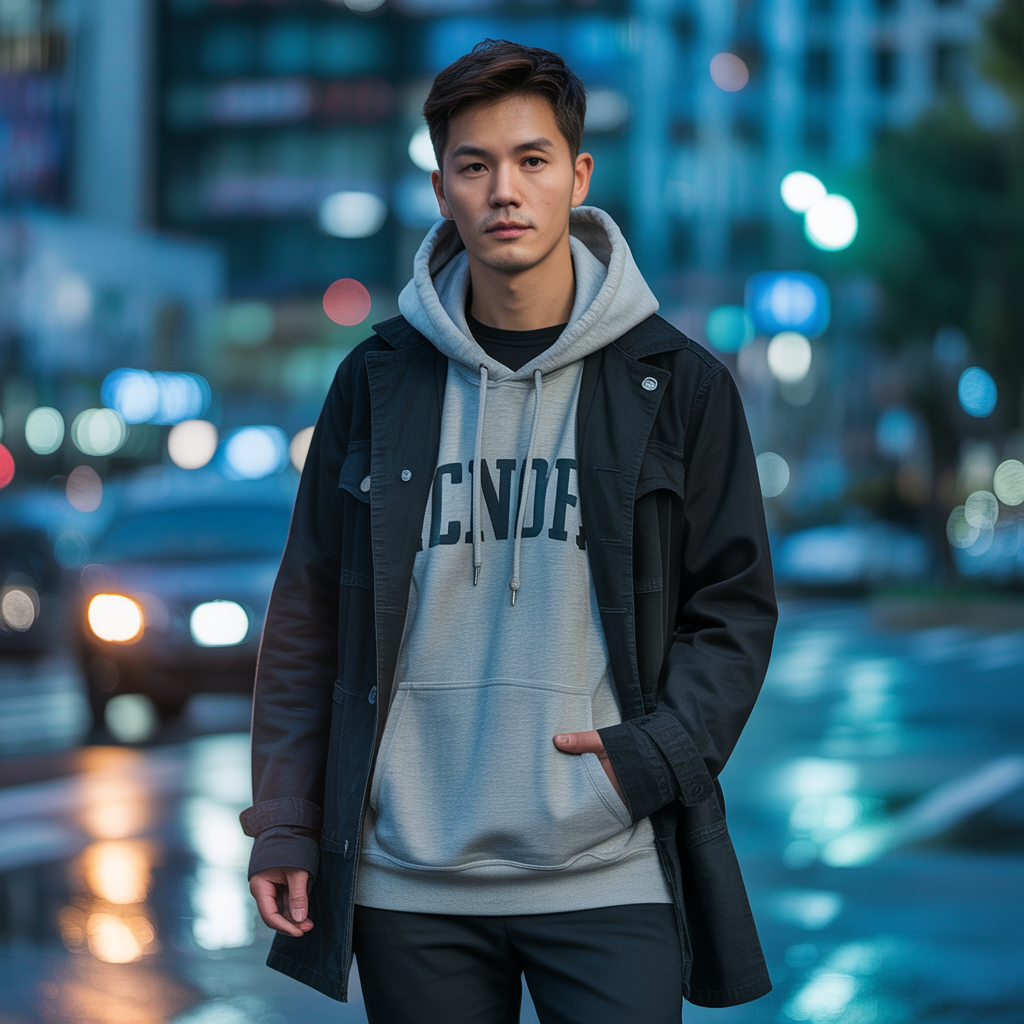 how to transition your hoodie outfits like korean men