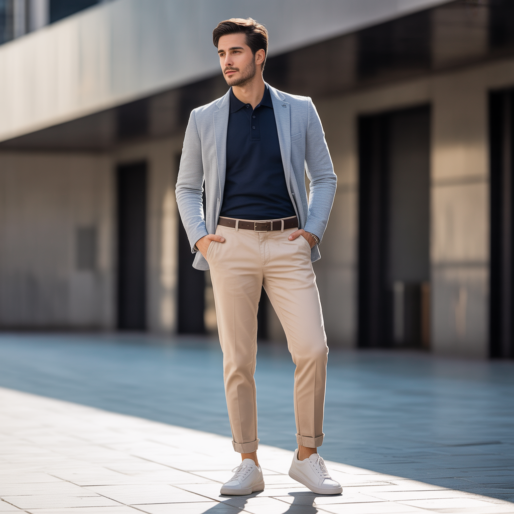 how to wear a polo shirt like korean men