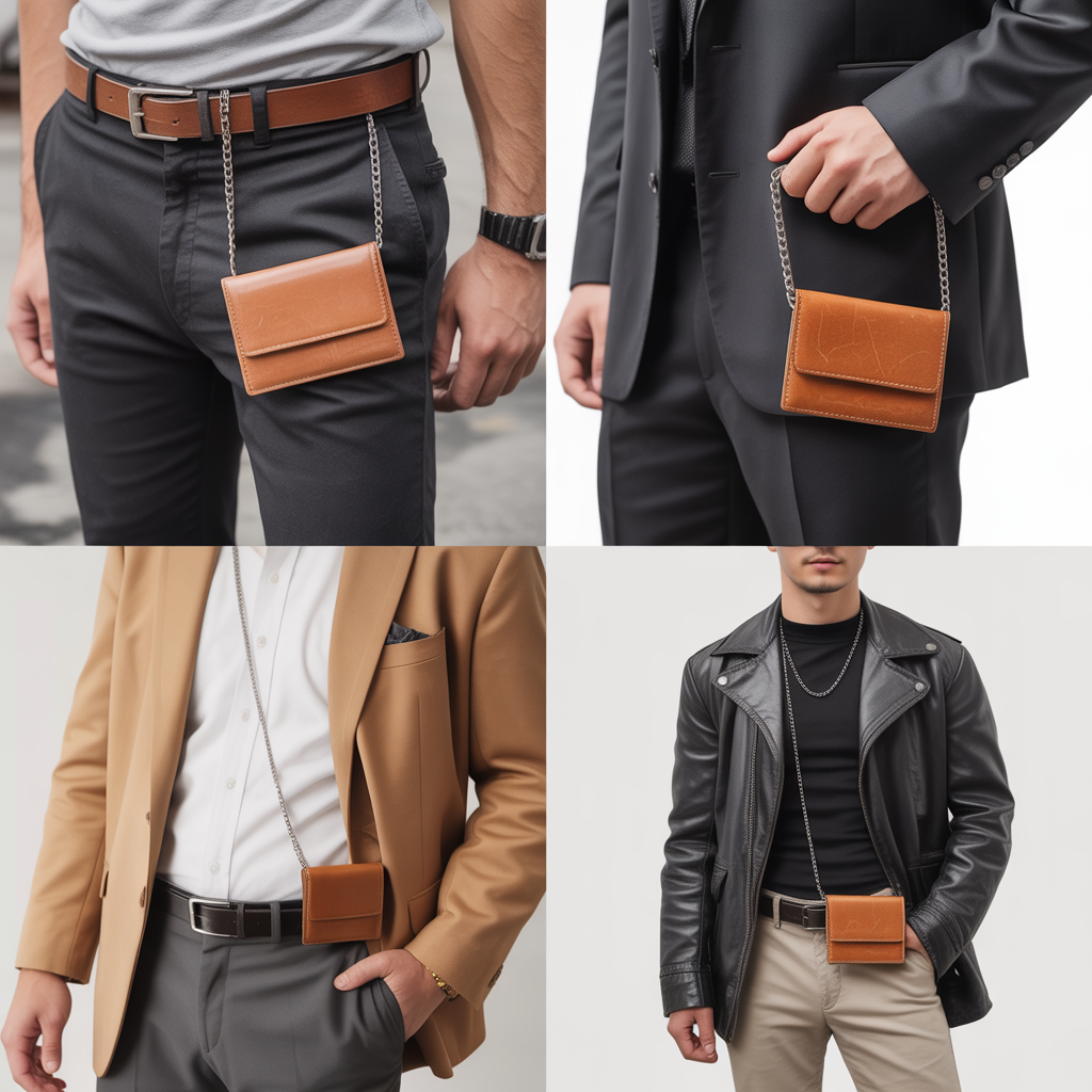 how to wear a wallet chain in 5 ways