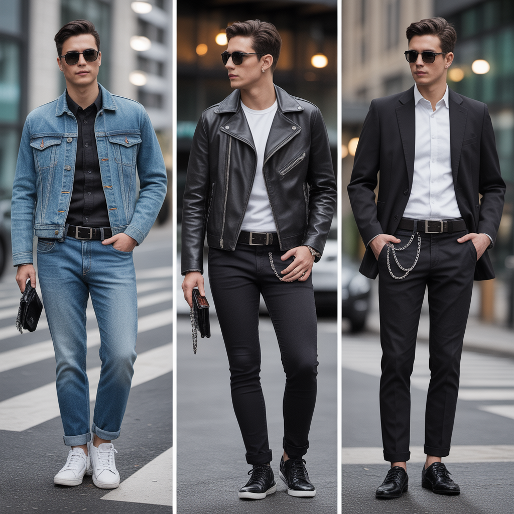how to wear a wallet chain in 5 ways