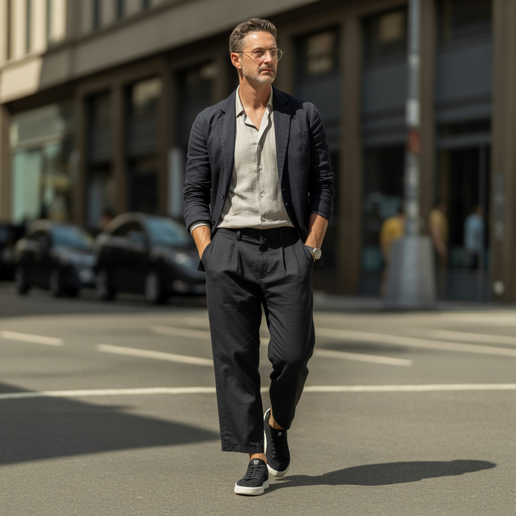 how to wear all black in summer
