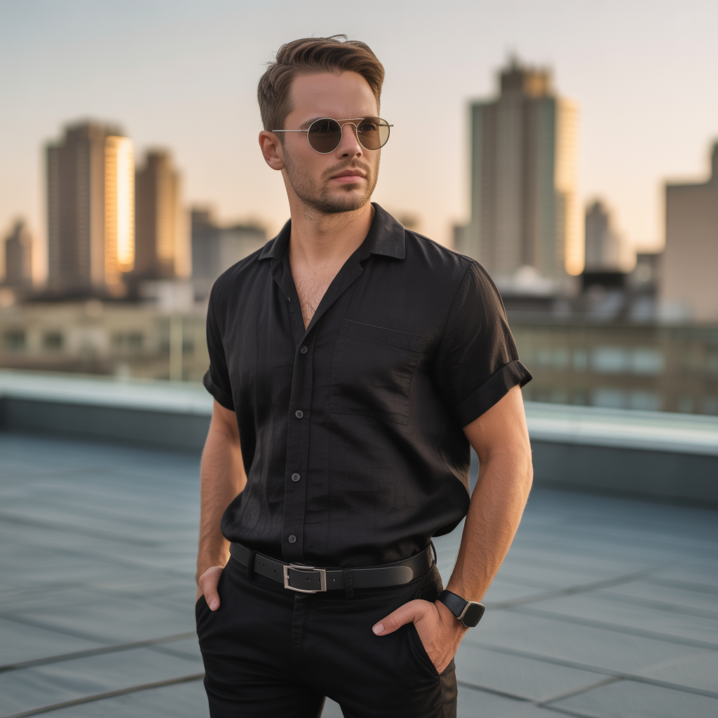 how to wear all black in summer