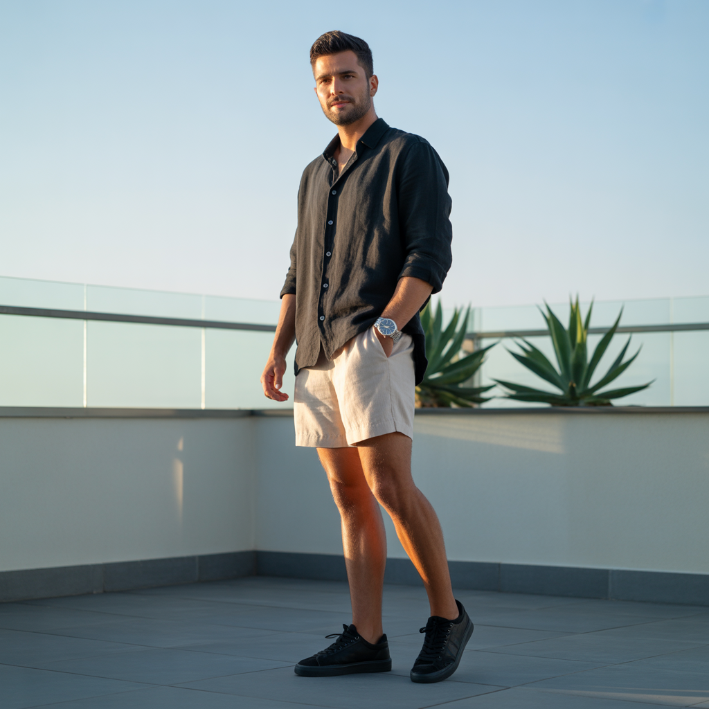 how to wear all black in summer