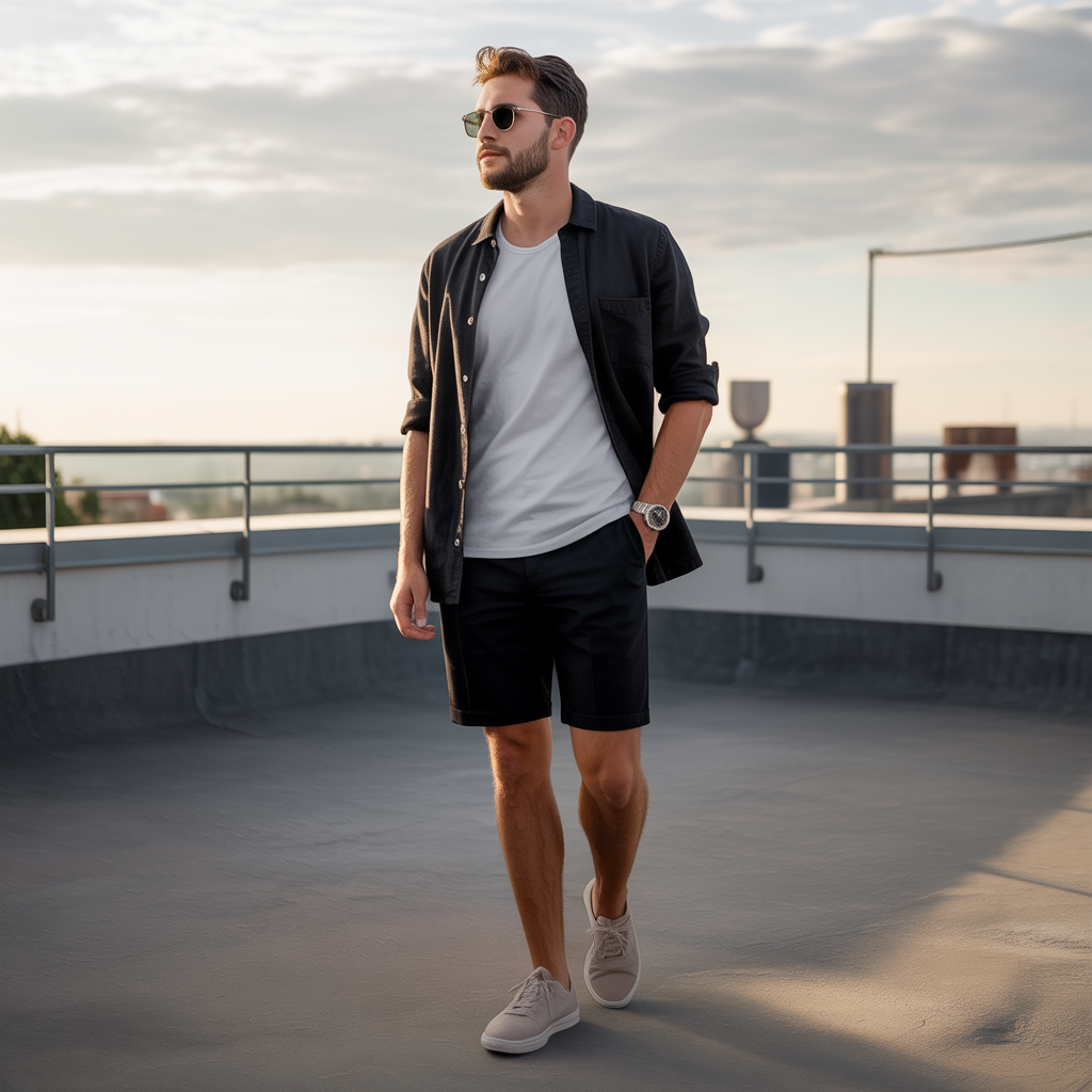 how to wear all black in summer