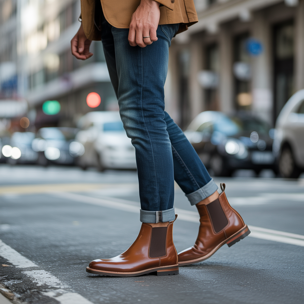 how to wear boots with jeans