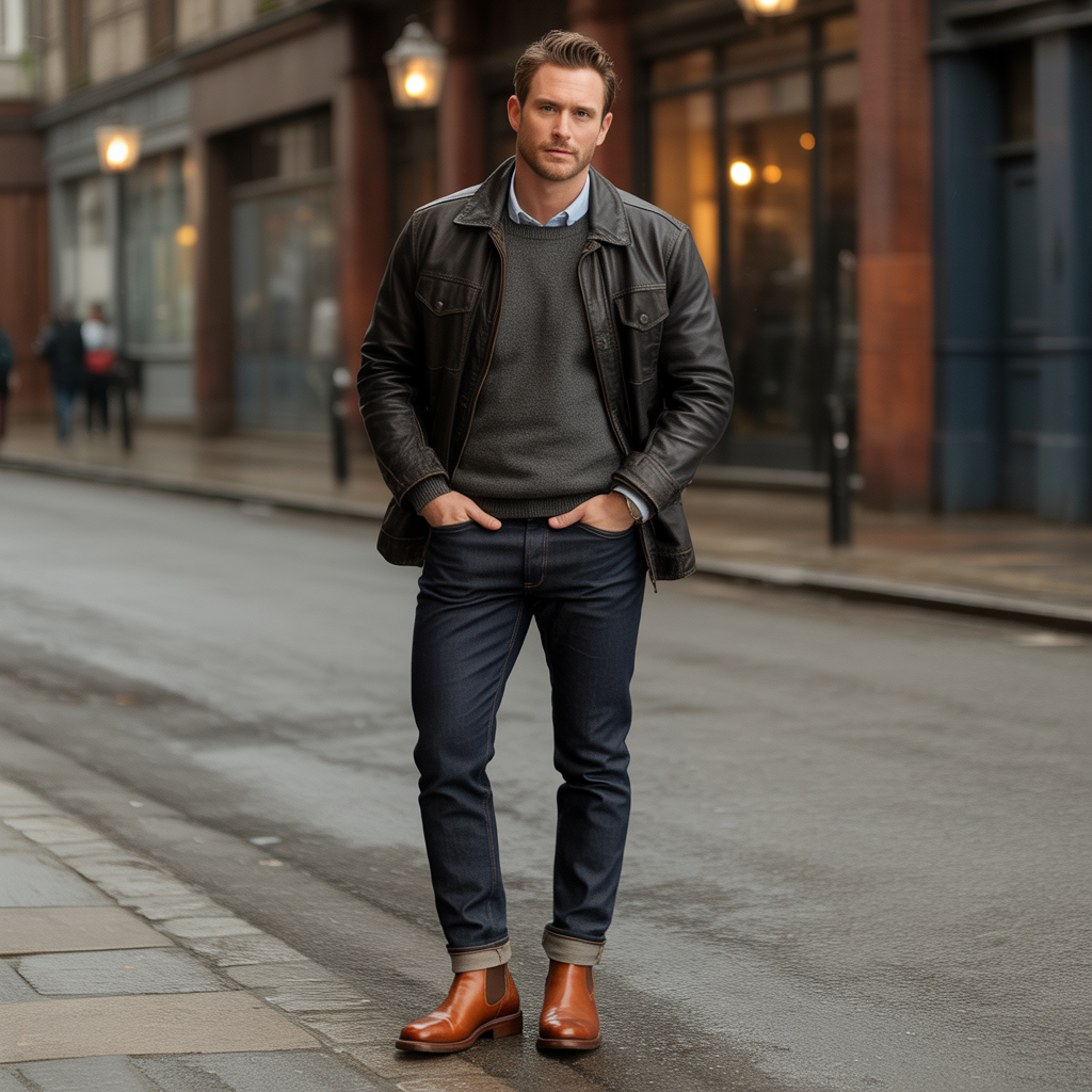 how to wear boots with jeans