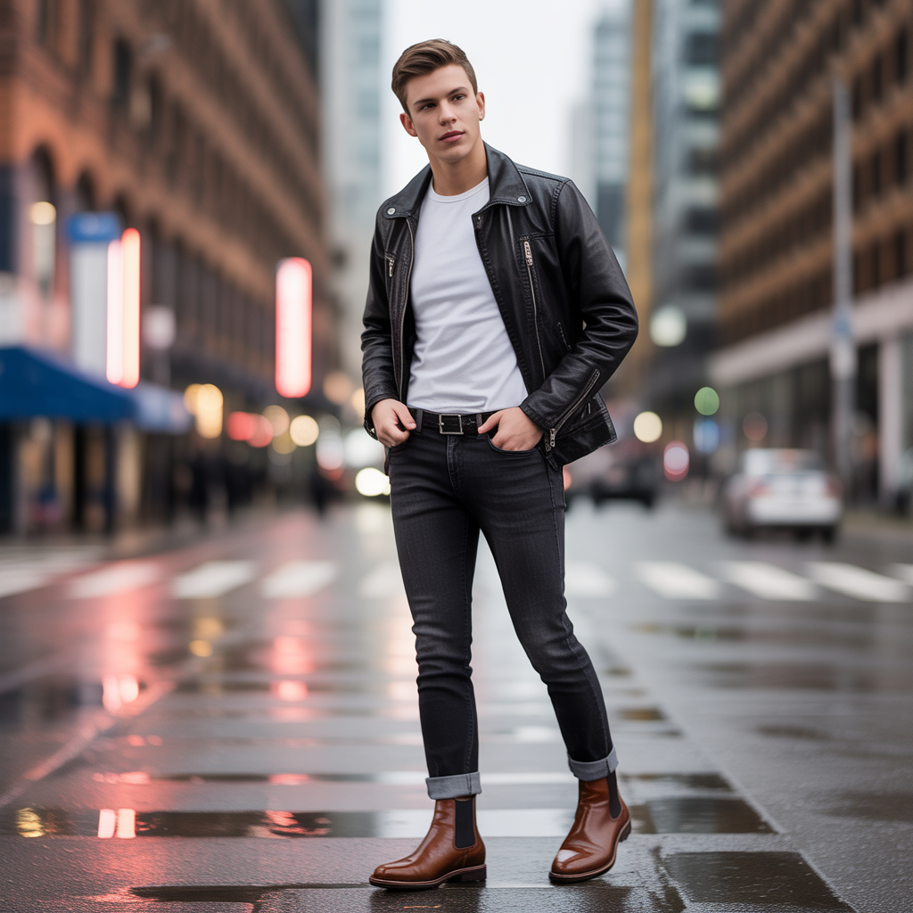 how to wear boots with jeans