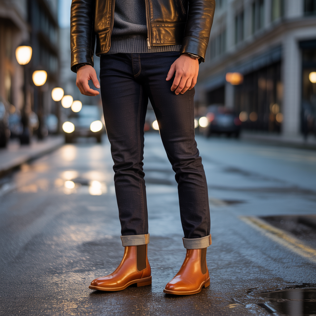 how to wear boots with jeans