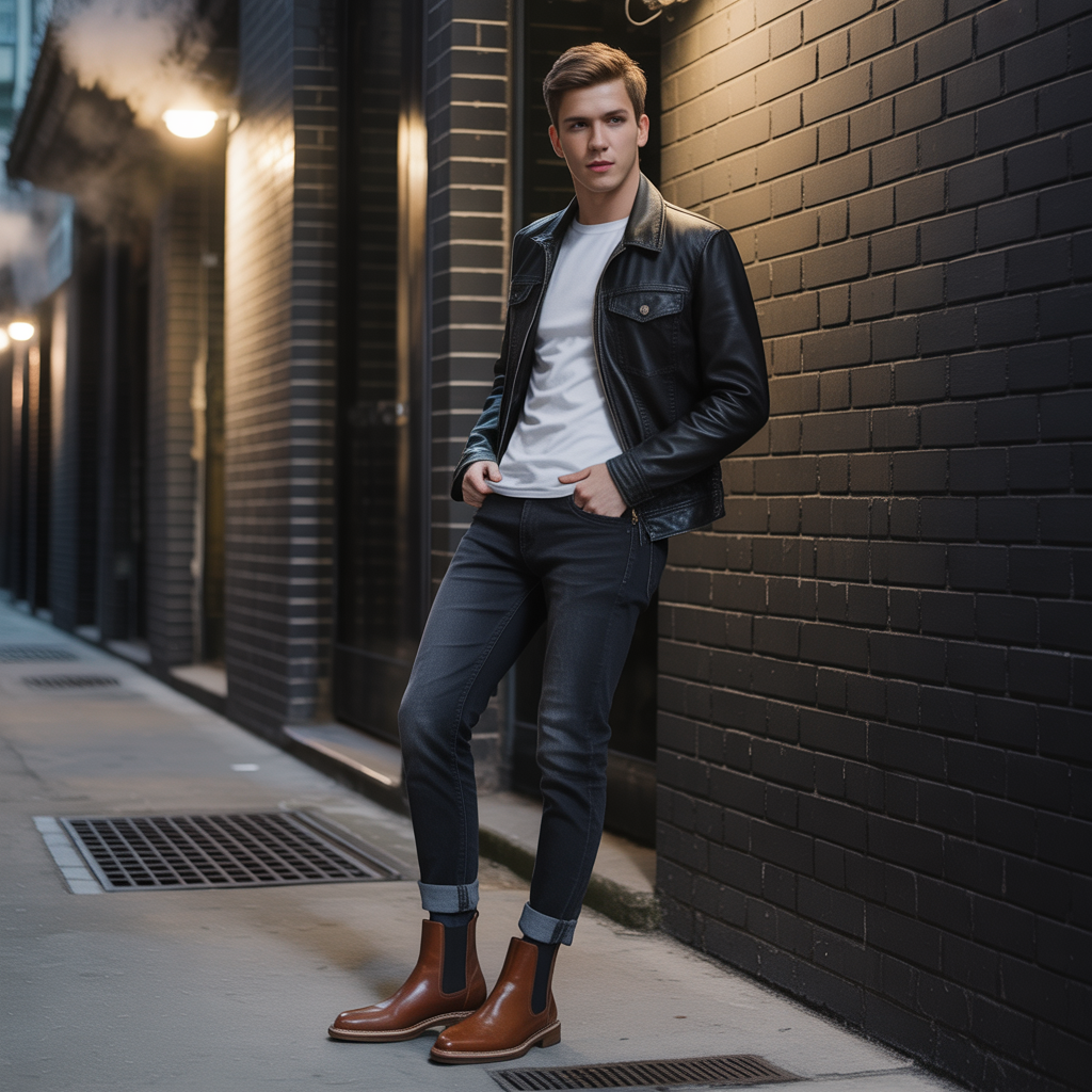how to wear boots with jeans