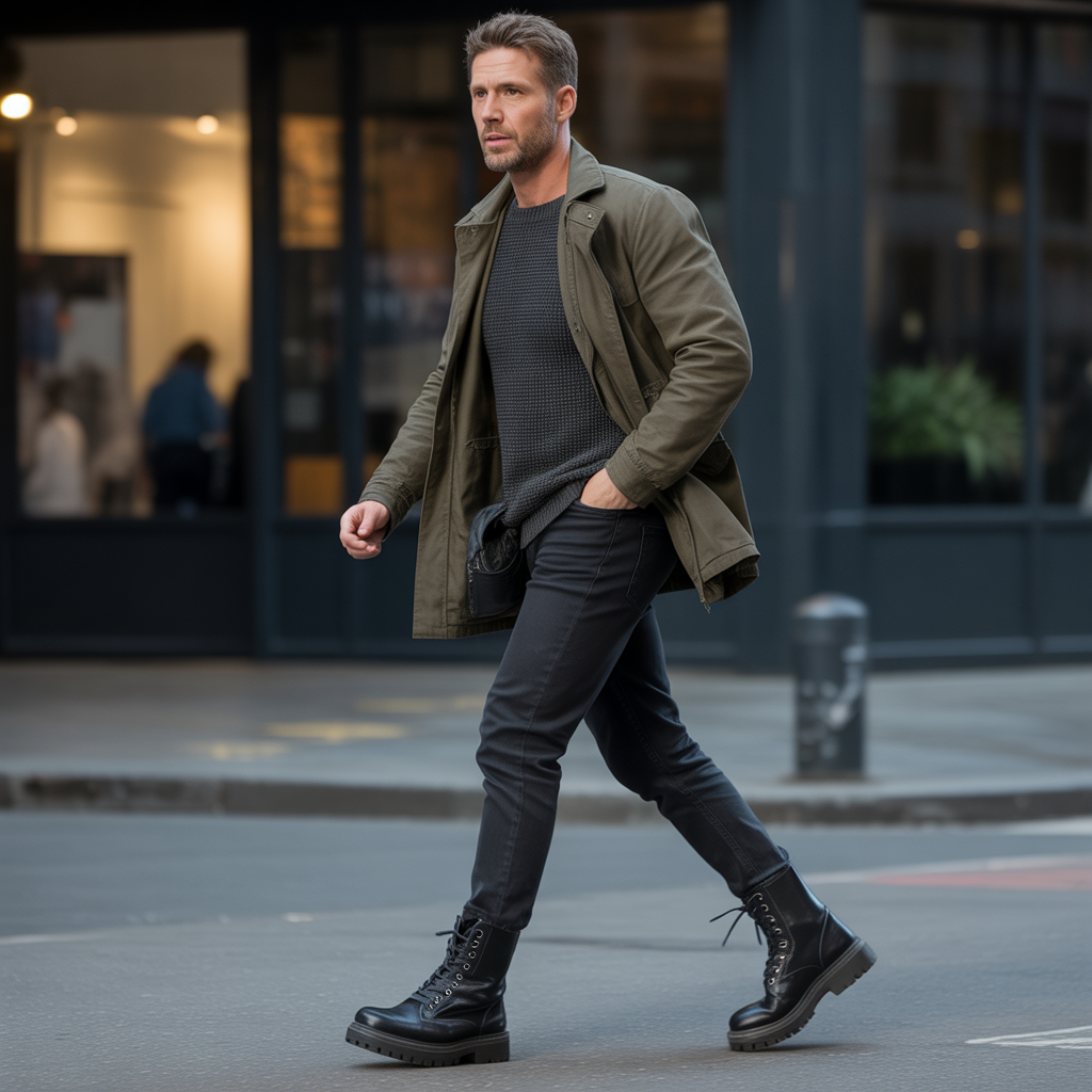 how to wear combat boots