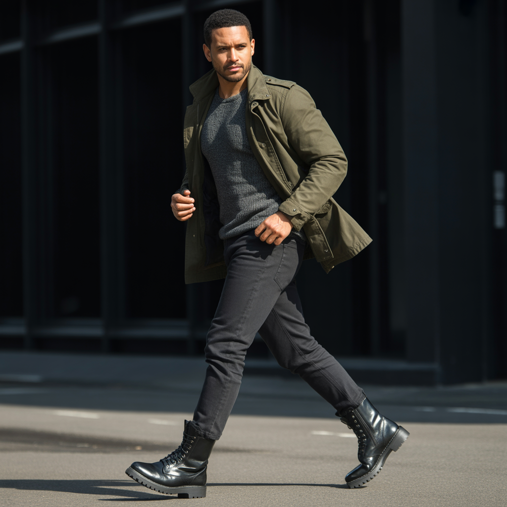 how to wear combat boots