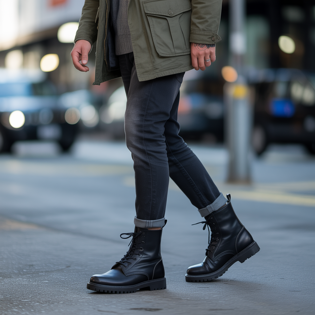 how to wear combat boots