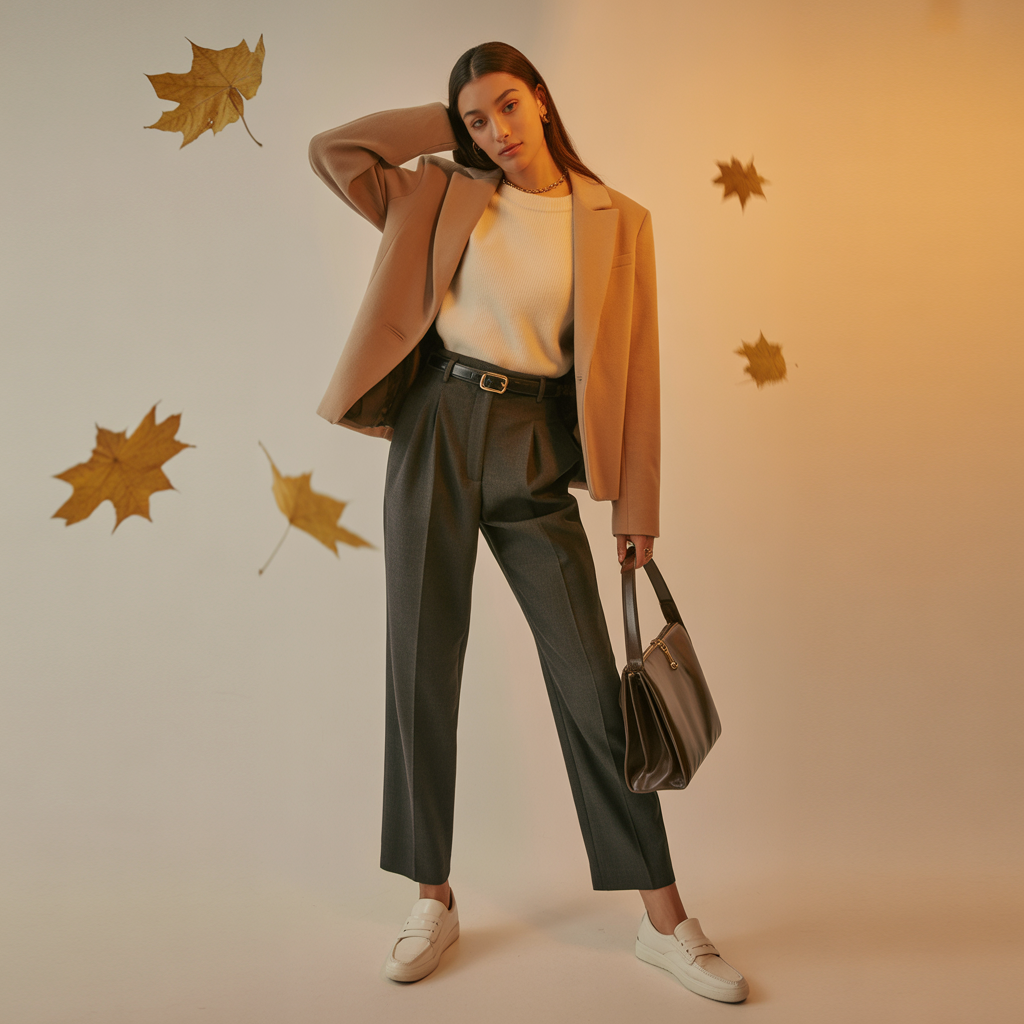 how to wear high waist pants in fall like korean men