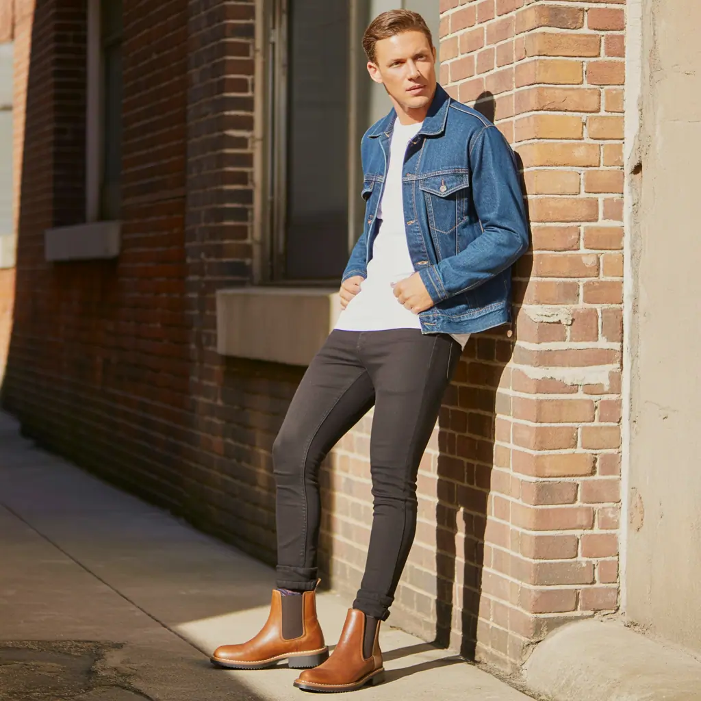 jean jacket outfits men