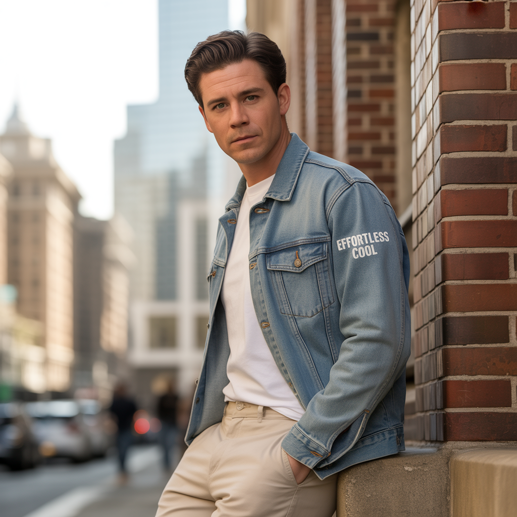 jean jacket outfits men
