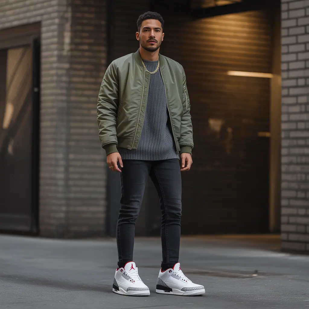jordan 3 outfit men