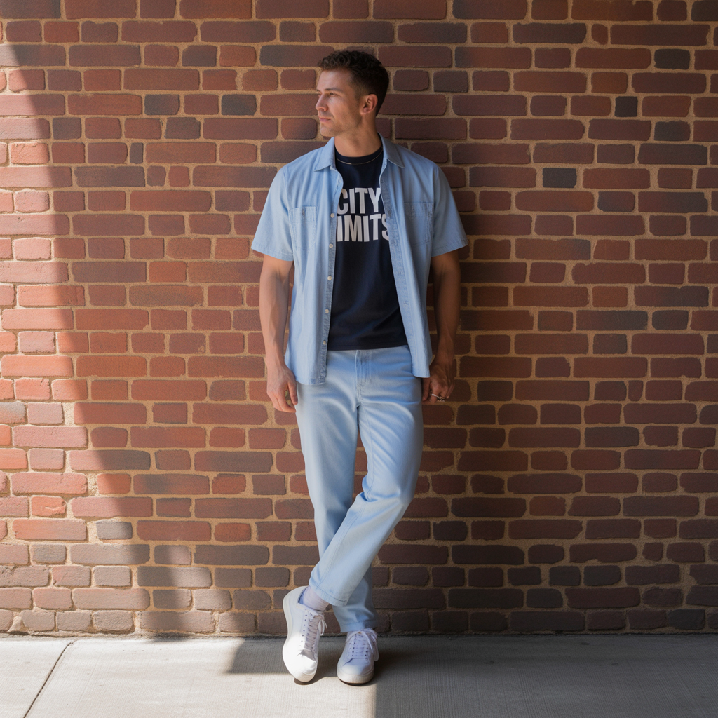 jorts mens outfits