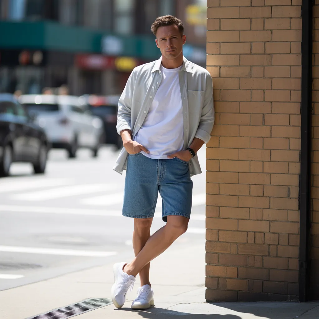 jorts mens outfits