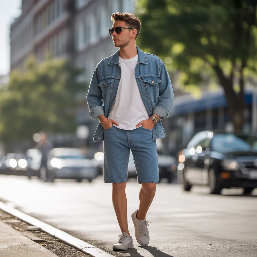 jorts mens outfits