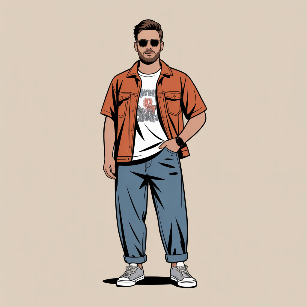 jorts mens outfits