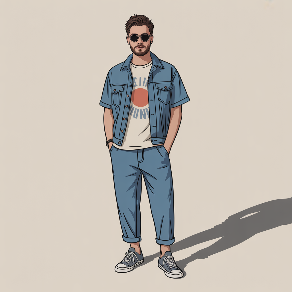 jorts mens outfits