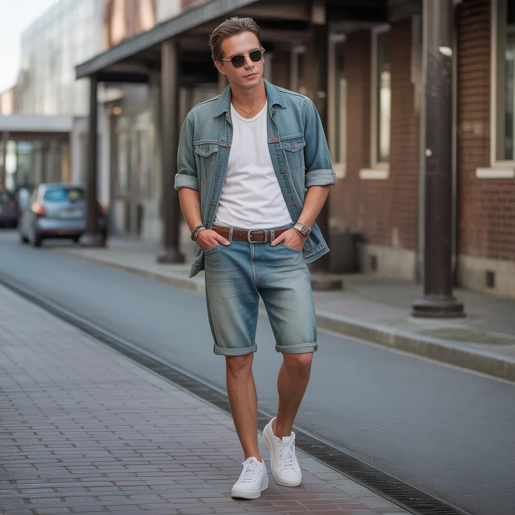 jorts mens outfits