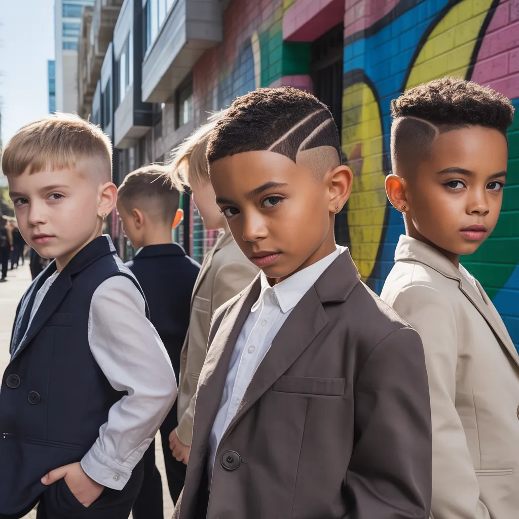 kids short hair styles