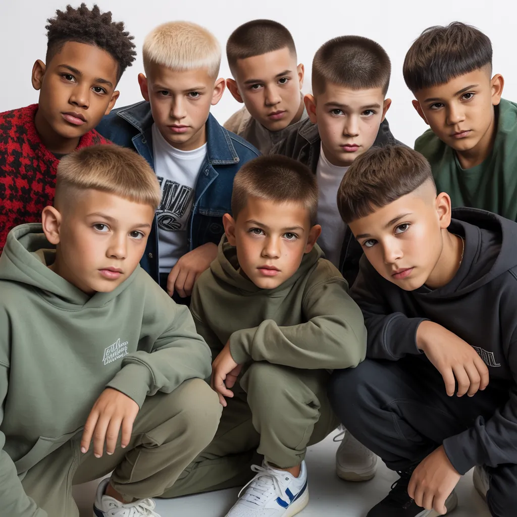 kids short hair styles