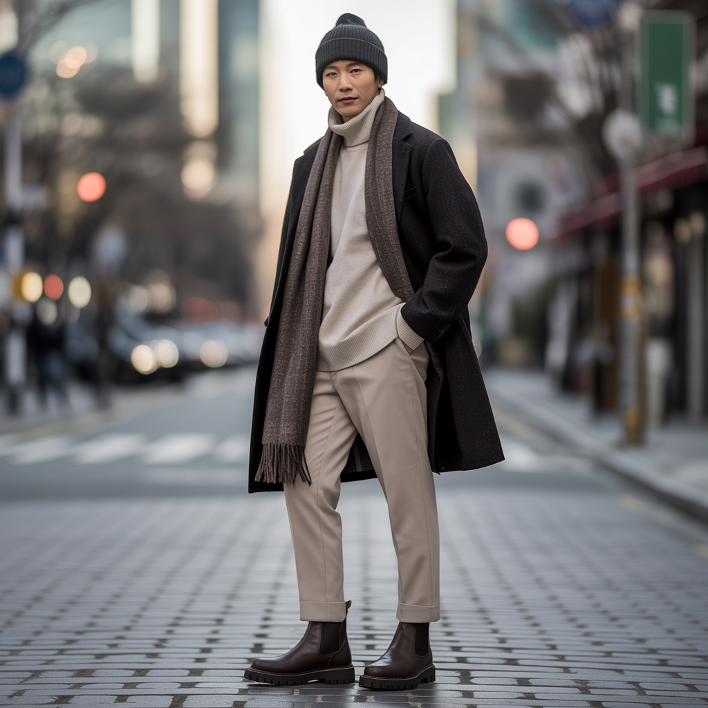 korean mens winter outfit ideas