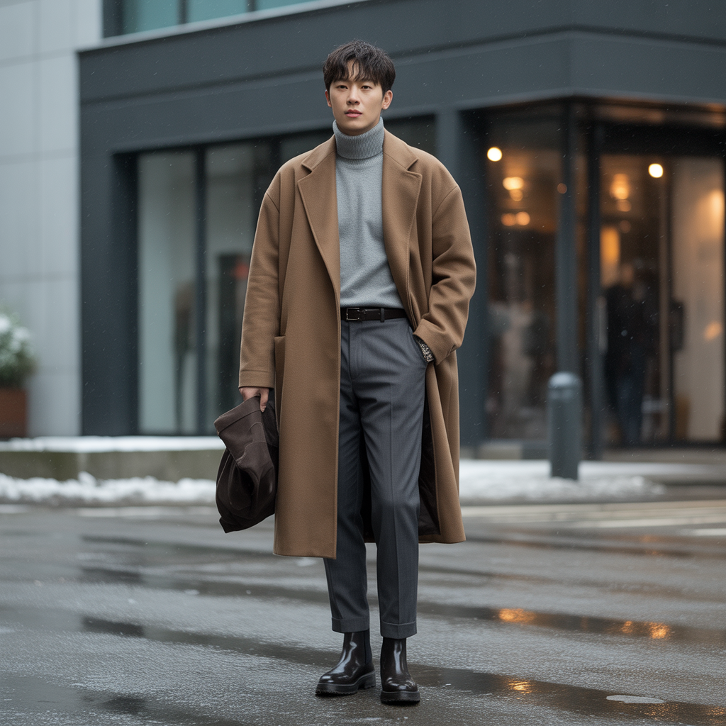 korean mens winter outfit ideas