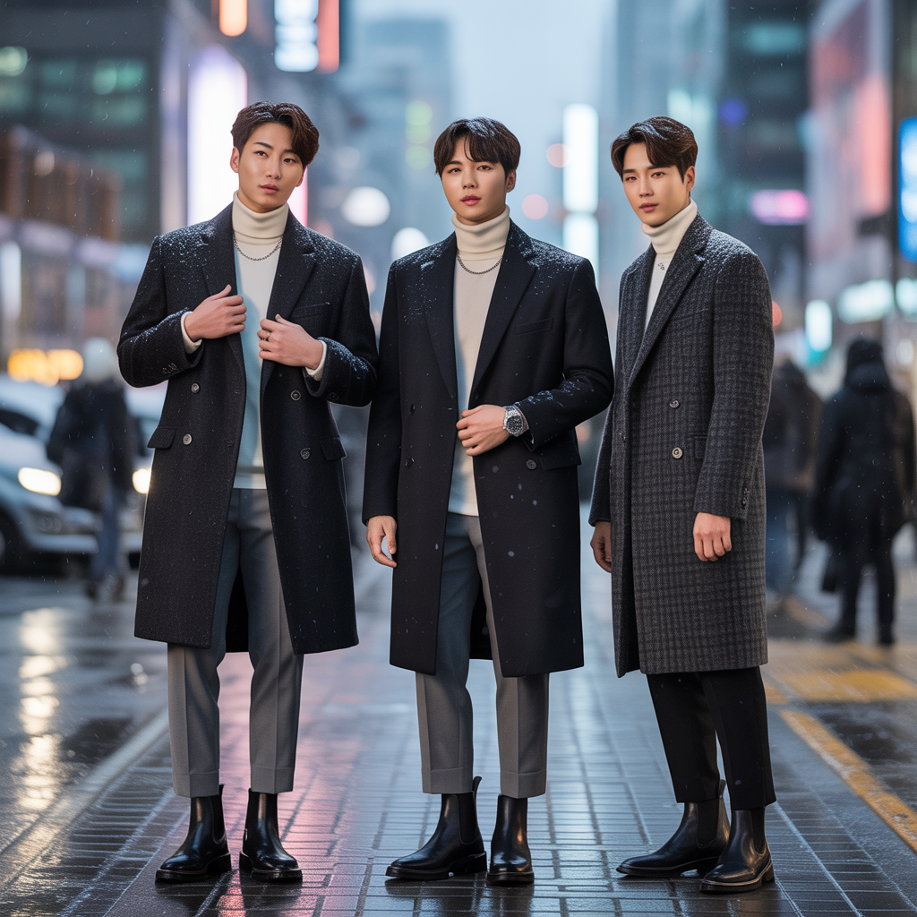 korean mens winter outfit ideas