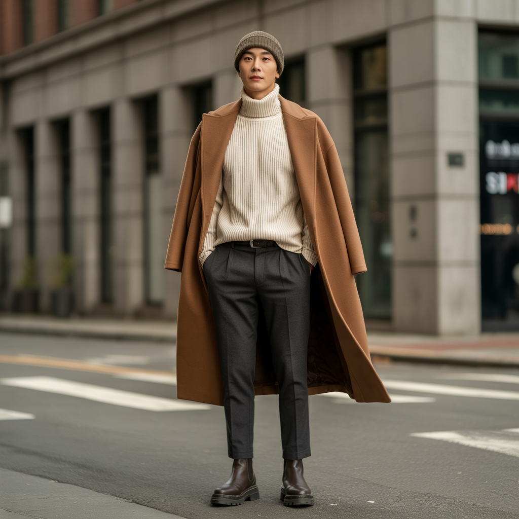 korean mens winter outfit ideas