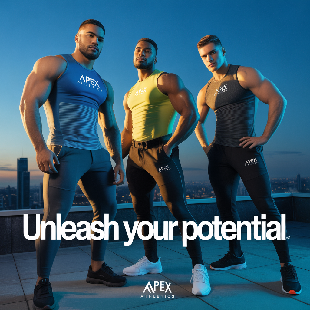 large muscular men