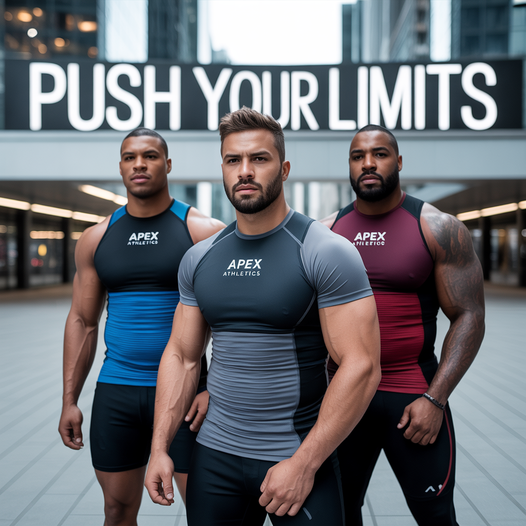 large muscular men