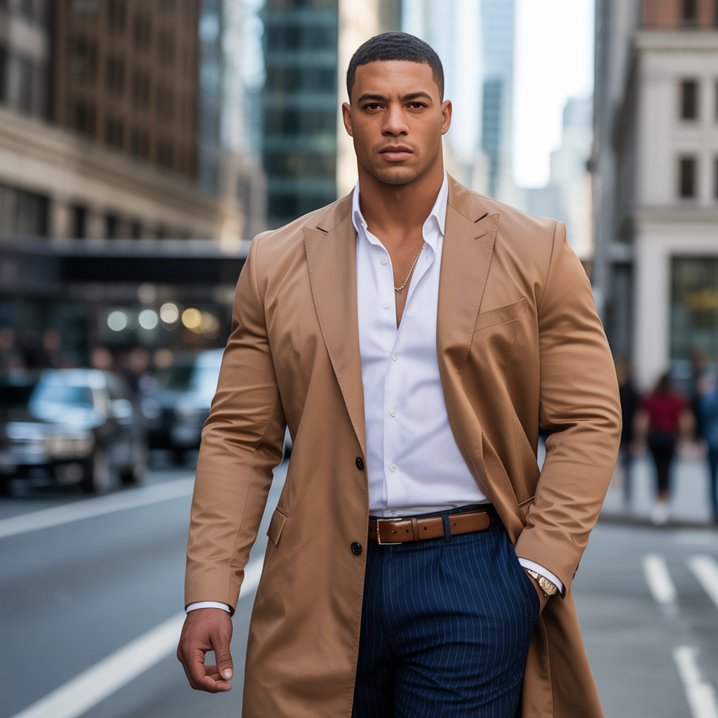 large muscular men