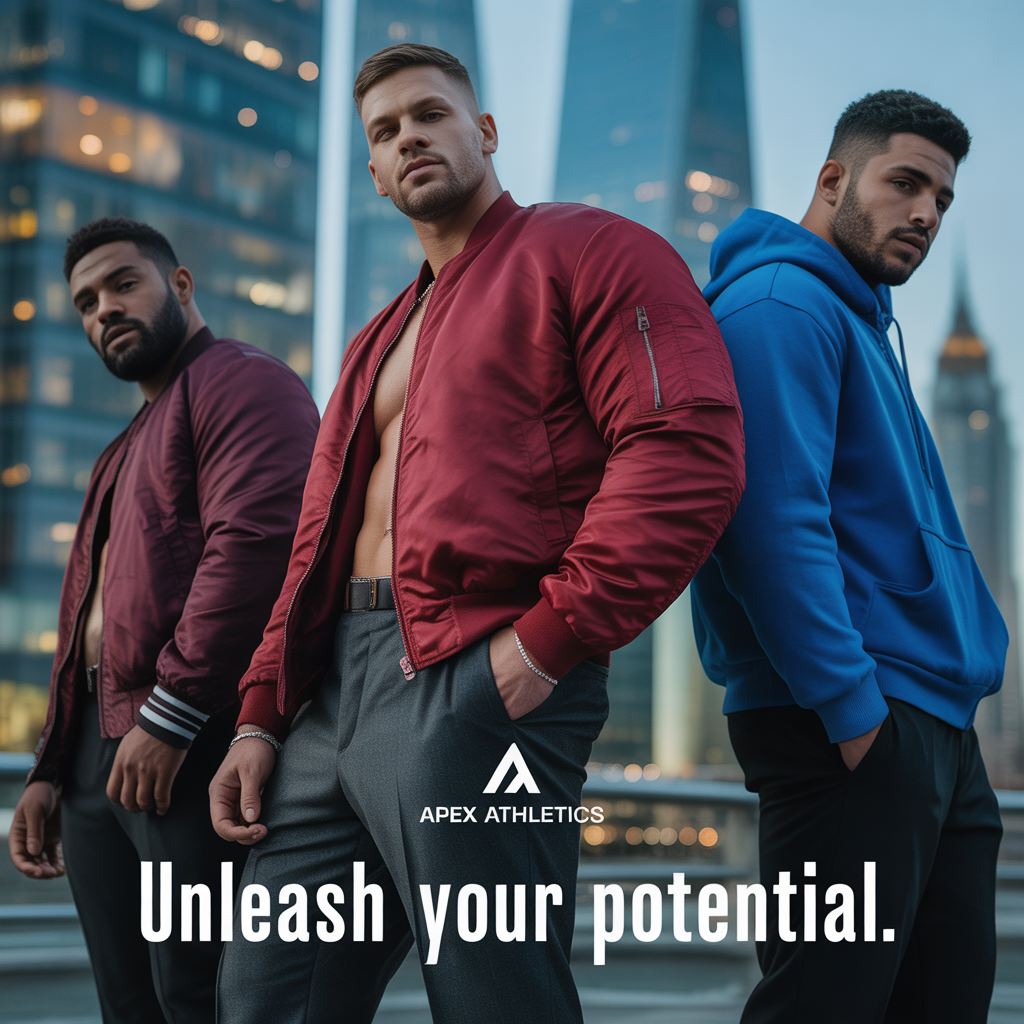 large muscular men