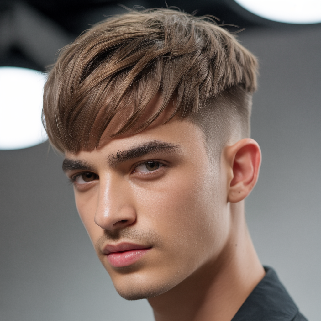 layered haircuts for men with fine hair