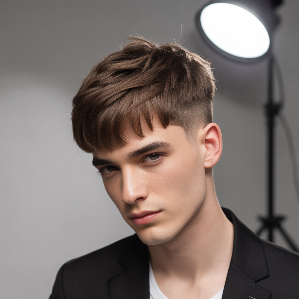 layered haircuts for men with fine hair