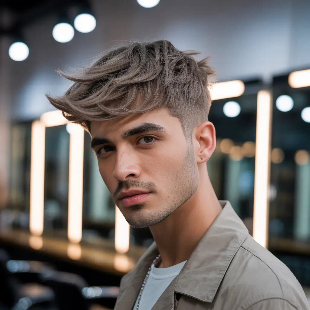 layered haircuts for men with fine hair