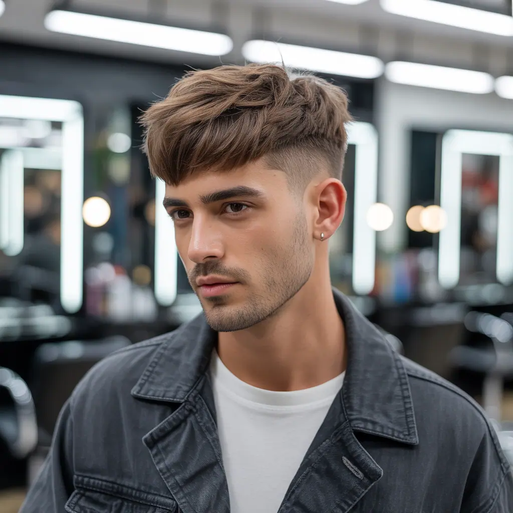layered haircuts for men with fine hair
