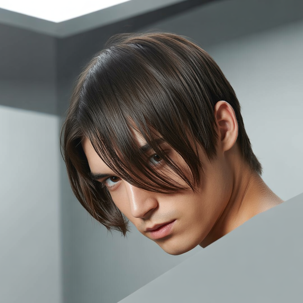 layered haircuts for men with fine hair