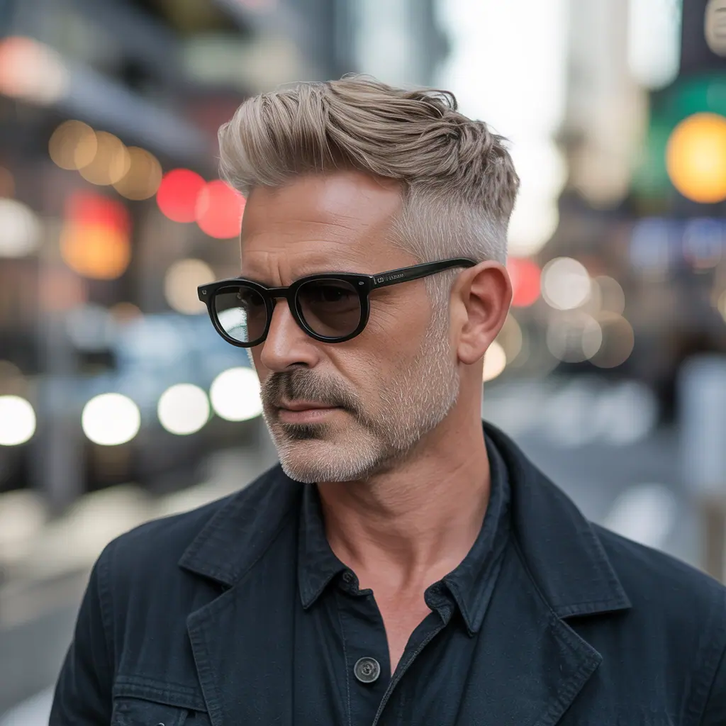 layered haircuts for older men over 40