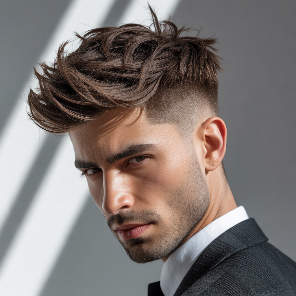 layered haircuts men