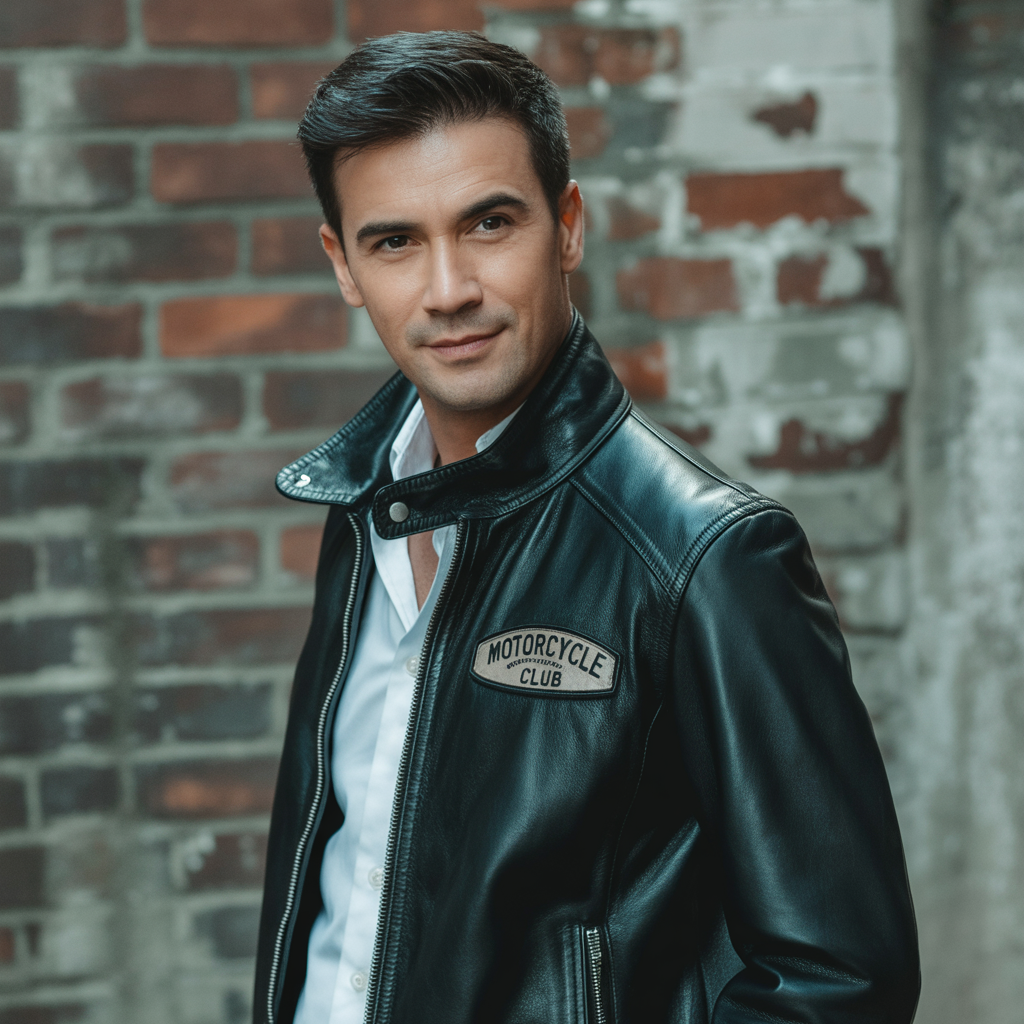 leather jacket men
