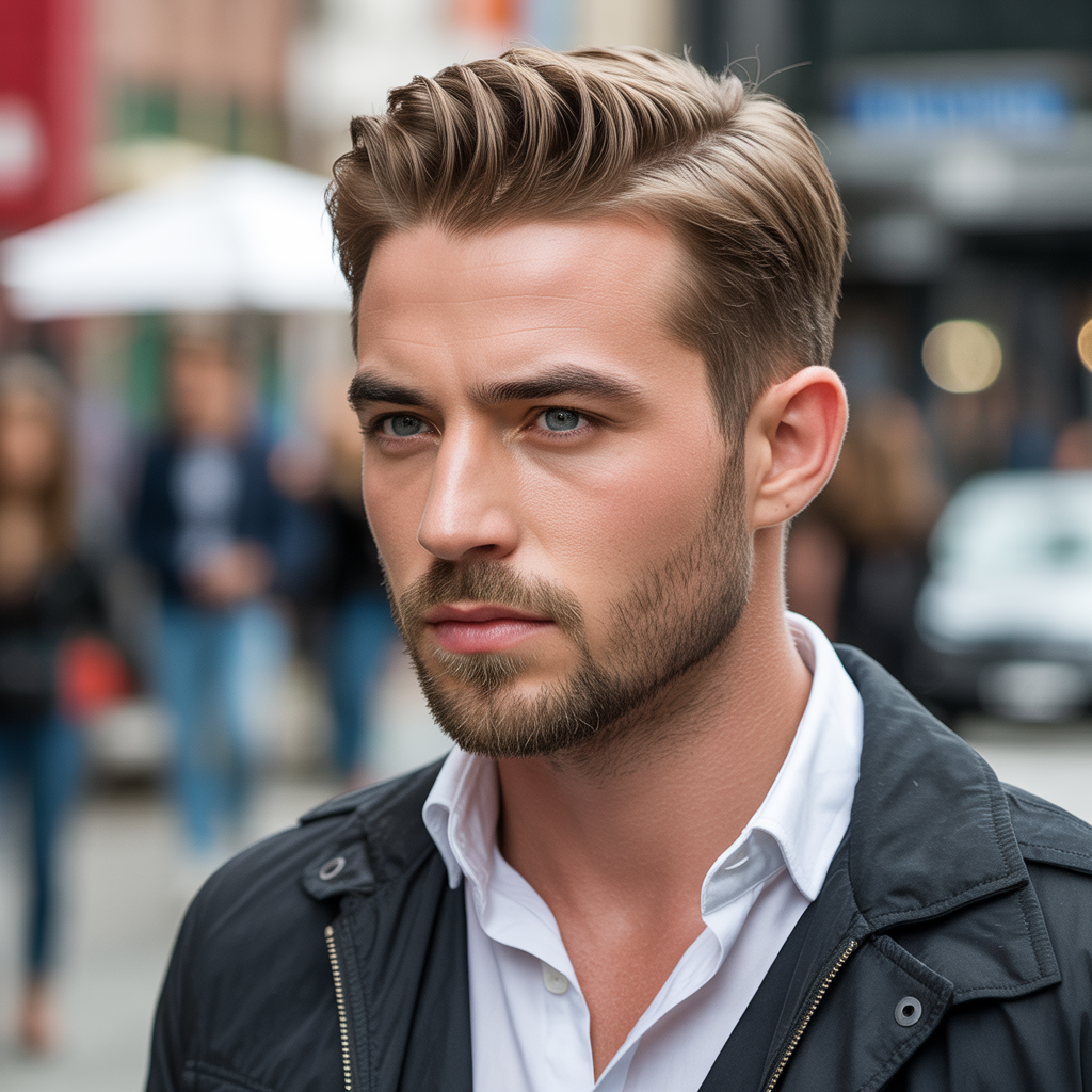 light stubble beard styles