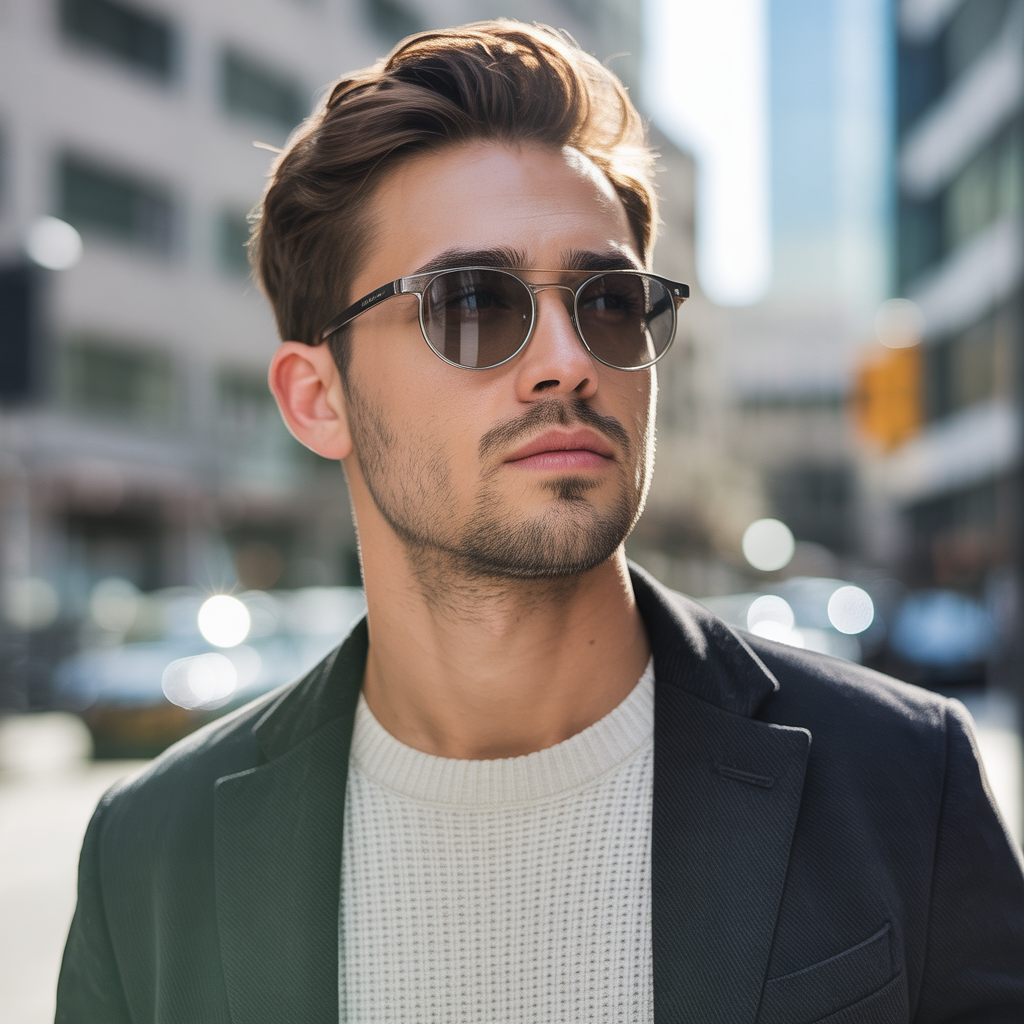 light stubble beard styles